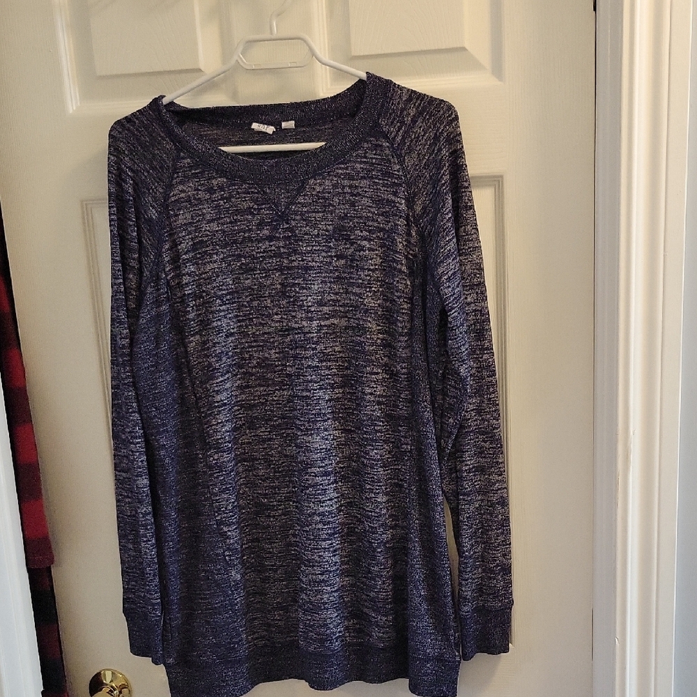 Gap Maternity Long Sleeve Navy Top